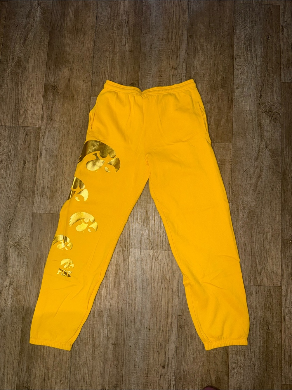 Yellow Logo Women's Jogger Sweatpants